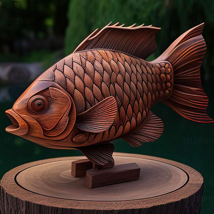 3D model Venezuelan panaka fish (STL)
